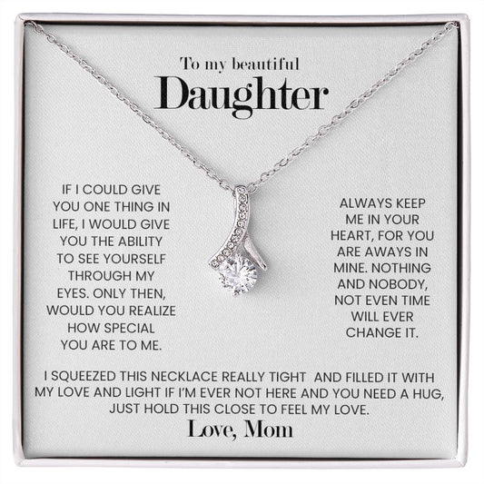 My Daughter | You are very special - Interlocking Hearts necklace